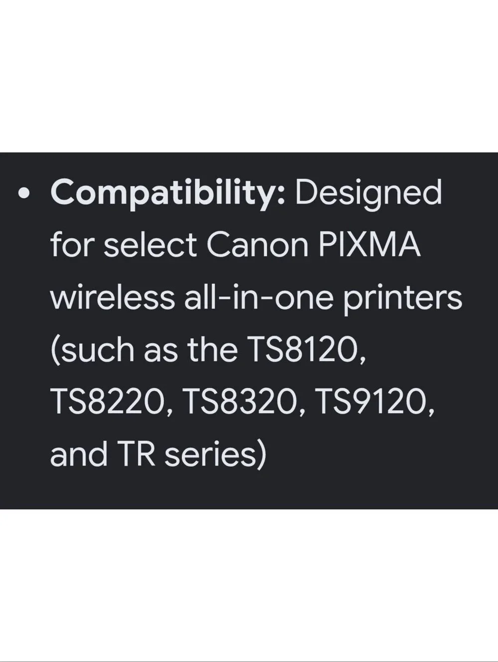 Canon new box